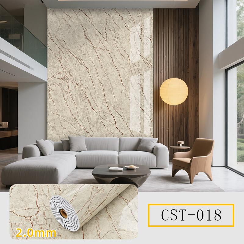 Roll-up Fliesenaufkleber Tapete Selbstklebend Wasserdichte Tapete Verdickter Marmor Verdickte Rolle Dekorative Wandaufkleber