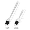 Stainless Steel BBQ & Baking Silicone Brush - High Temp Resistant, Non-Shedding Pastry Brush
