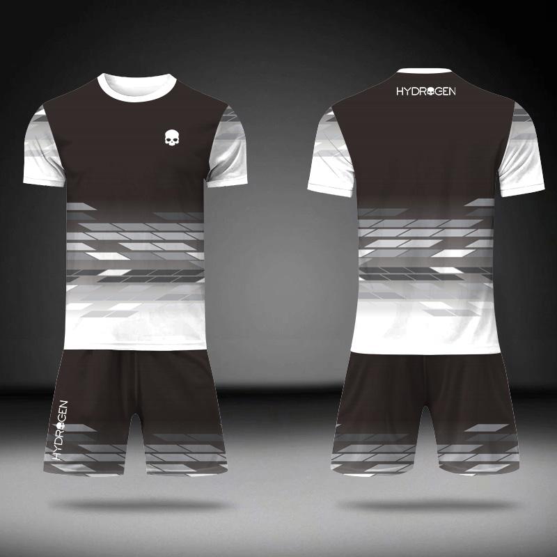 2024 Summer Oversized Loose Fit Tracksuit Men's Stripe Print T-Shirt And Shorts 2-Piece Outfits Tennis Basketball Sportswear Set