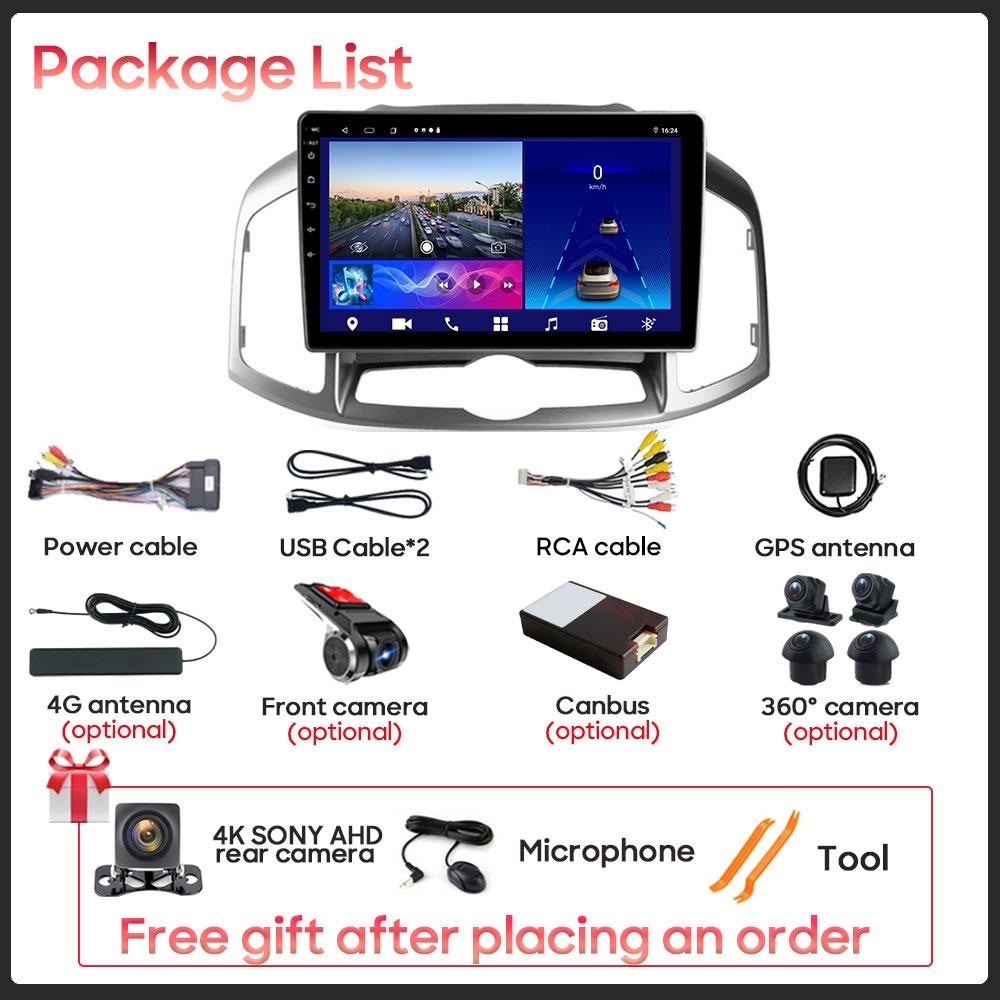 Android 14 Car Radio For Chevrolet Captiva 1 2011 - 2016 Multimedia Video Player Navigation GPS Stereo Head Unit High-Performanc
