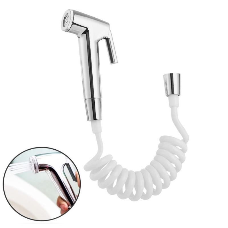 Portable Handheld Diaper Bidet Toilet Shattaf Sprayer Bathroom Toilet Bidet Shower Head Nozzle with 1.5m Telephone Shower Hose