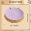 Cat Scratch Bowl Breathable Woven Nest Kitten Ear Design Cotton Rope Cat Bed for Play Exercise Enrichment Activity Nail Trimming