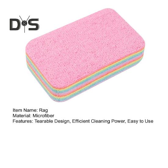 Burete din microfibră, rezistent la zgârieturi, design cu 12 straturi, reutilizabil, ușor de rupt, curățat eficient, instrument de bucătărie
