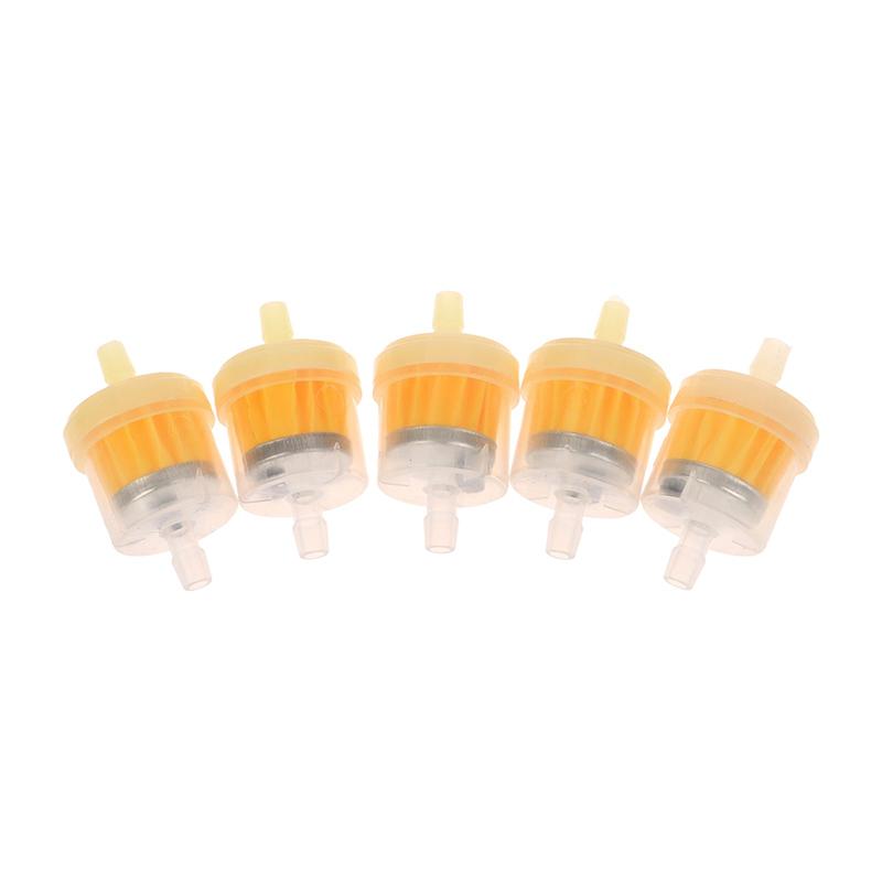 5 stk Universelt Inline Gass-/Drivstoffilter 6 mm-7 mm 1/4" For Gressklipper Liten Motor Biltilbehør Motorsykkeltilbehør Olje