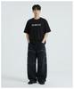 DOUBLE JD Line Washed Denim Pants