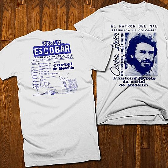 

Гангстерская футболка Пабло Эскобар Картель Босс мафии Уличная суета гангстерская белая футболка 2XL