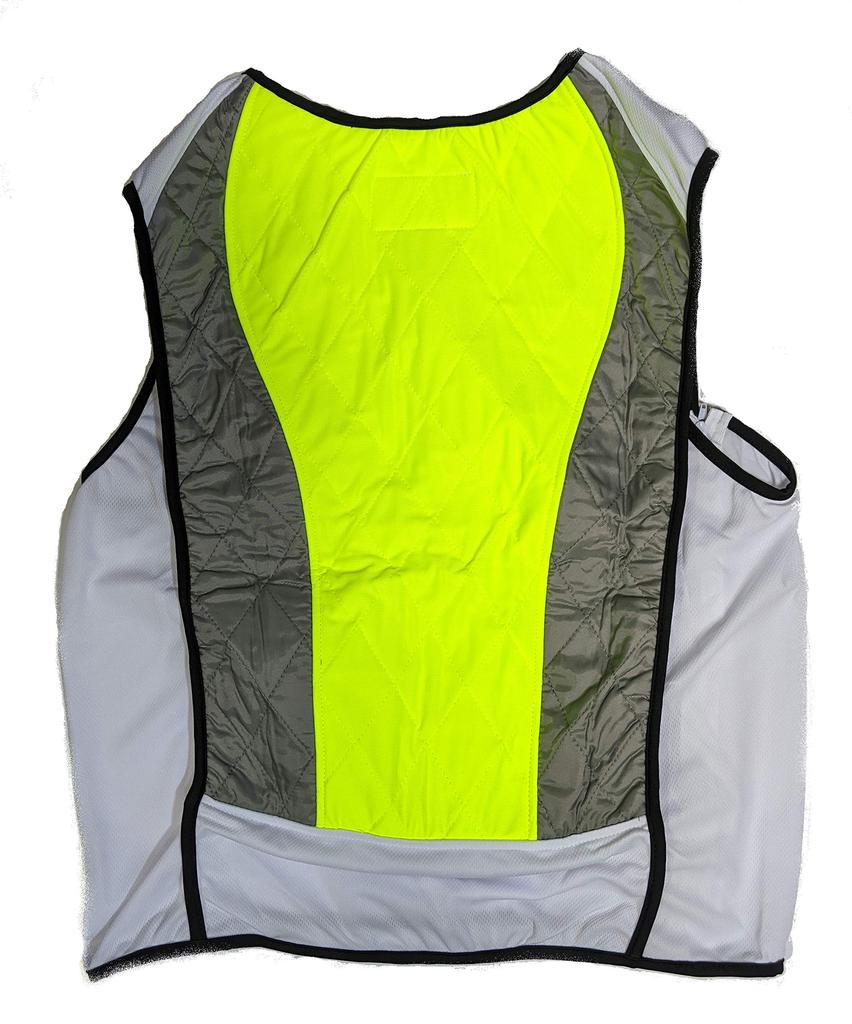 HyperKewl Cooling Clothes Technology Officially Adopted by the Army Cool Vest Ultra Sports Vest Lime Silver L Imported U.S. (LS) [Regular Product]