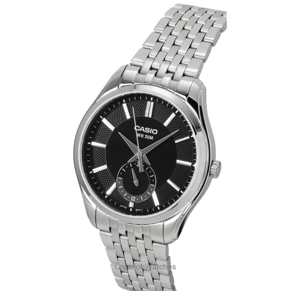 Casio Analog Stainless Steel Black Dial Quartz MTP-B315D-1AV Men's Watch