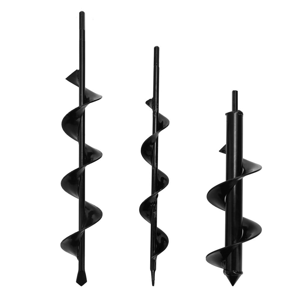 Household Professional Garden Auger Spiral Drill Bit Drilling Tool Accessories for Planting Bedding Bulbs Seedlings