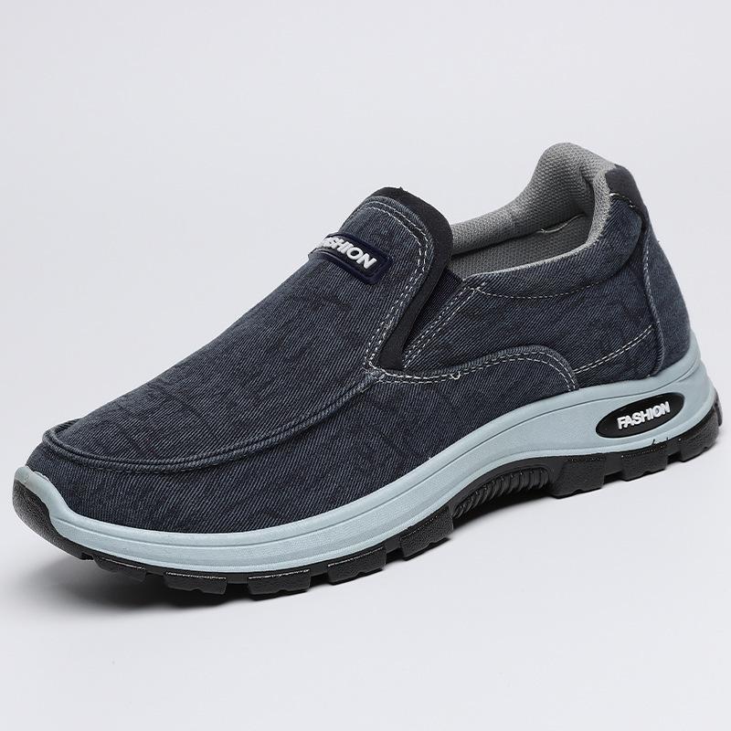 Customized Sports Shoes Men's Summer New Mesh Breathable Men's Shoes 2025 Casual One-pedal Walking Shoes