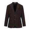 Ferraromilano European Imported Washed Linen Jacket D Brown (Am0Ejk25158)