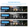 Three-lens Surveillance Camera Outdoor HD Night Vision Full Color Solar Camera
