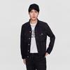 Lee Standard Version Polo Collar Knight Denim Jacket Men jackets Black LMT0065653YS00F898L00
