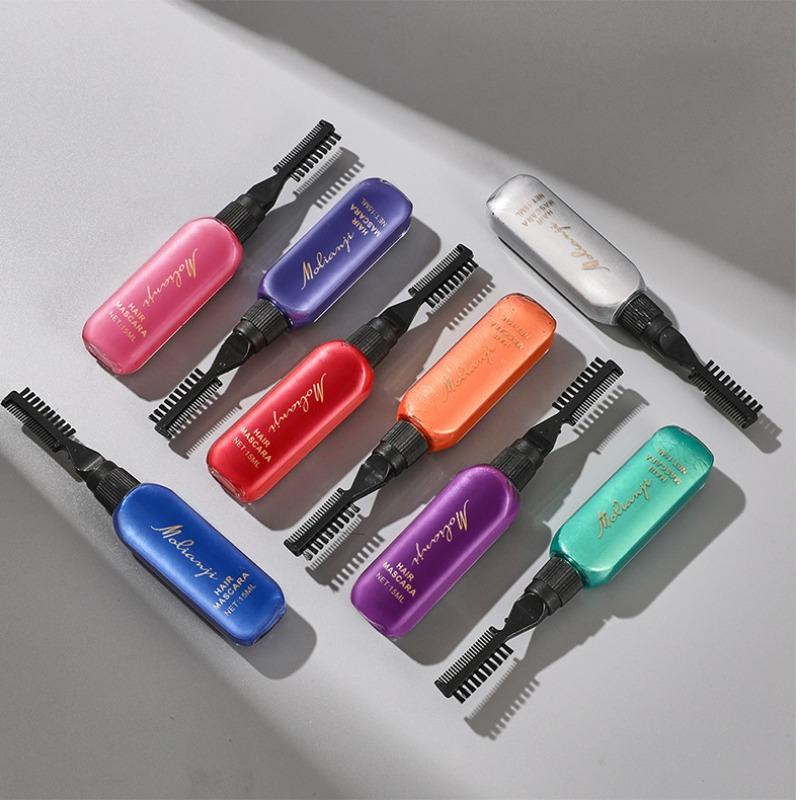 Disposable Hair Dye Hair Cream Plant Natural Whitening Dual-purpose Mascara