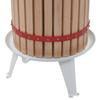 Vidaxl Grape and Fruit Press with Bag, 24 L, Oak Wood