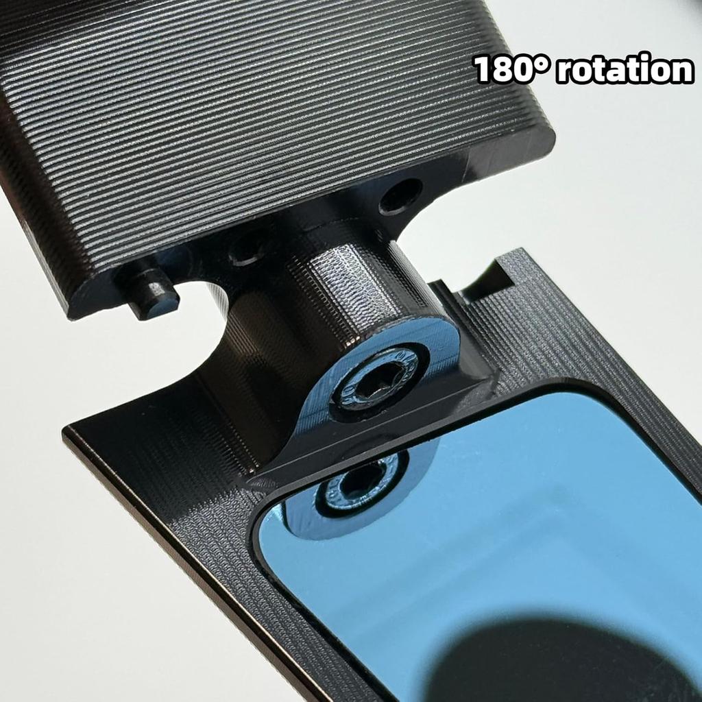 Stealth Mirrors for Kawasaki Ninja ZX-6R ZX6R ZX636 2019-2025 Accessories, Winglet Mirrors Made of CNC Aluminum#Angle Adjustable#wind Wing Rearview