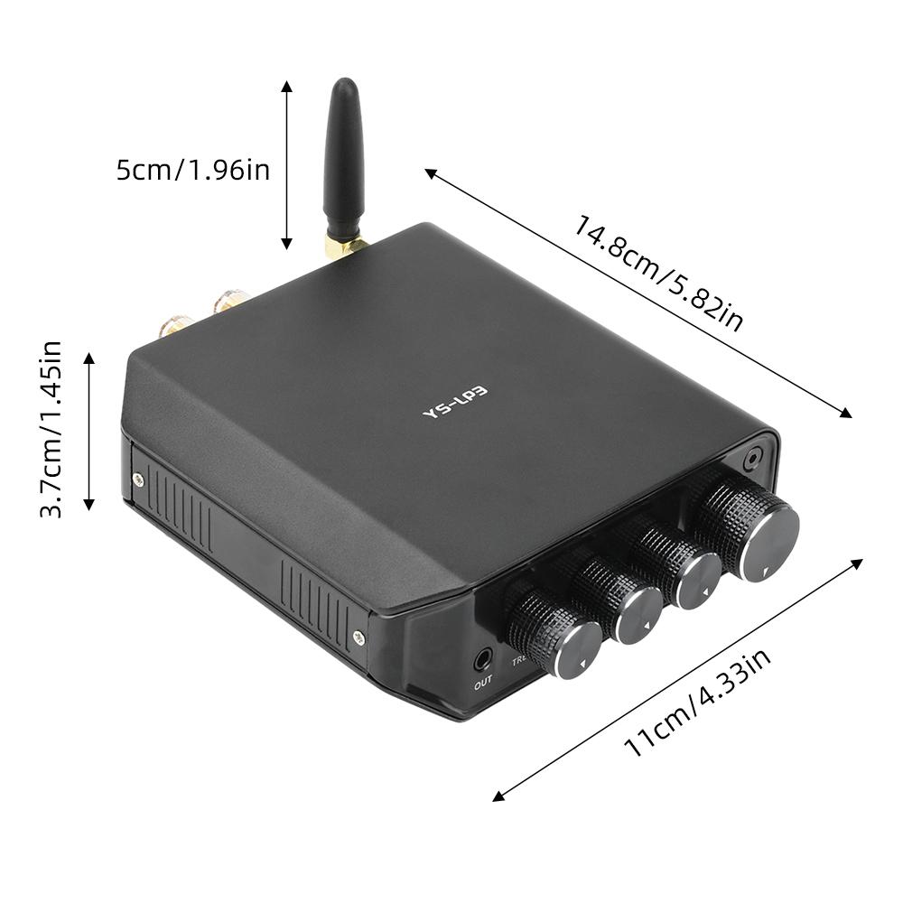YS-LP3 2.0 Dual Channel BT V5.4 Digital Amplifier Board 50W*2 Hi-Fi Stereo Digital Amplifier TPA3116 Hi-Low Adjustable DC 12-24V