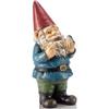 WTEMPO 1PC Christmas Decor Santa Claus Design Indoor Outdoor Decor Statuette with Bird Home Yard Garden and Farm Resin Ornament Festival Handicrafts