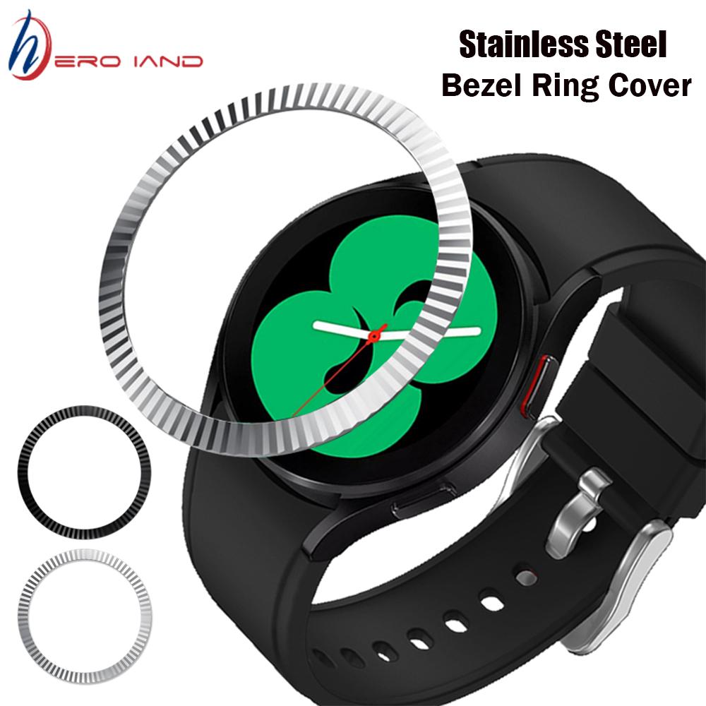 

For Samsung galaxy watch 4 Classic 42mm 46mm /Watch 3 41mm 45mm Bezel Ring Styling Frame Case Cover Protection Stainless Steel Watch4 Classic 42mm серебряный