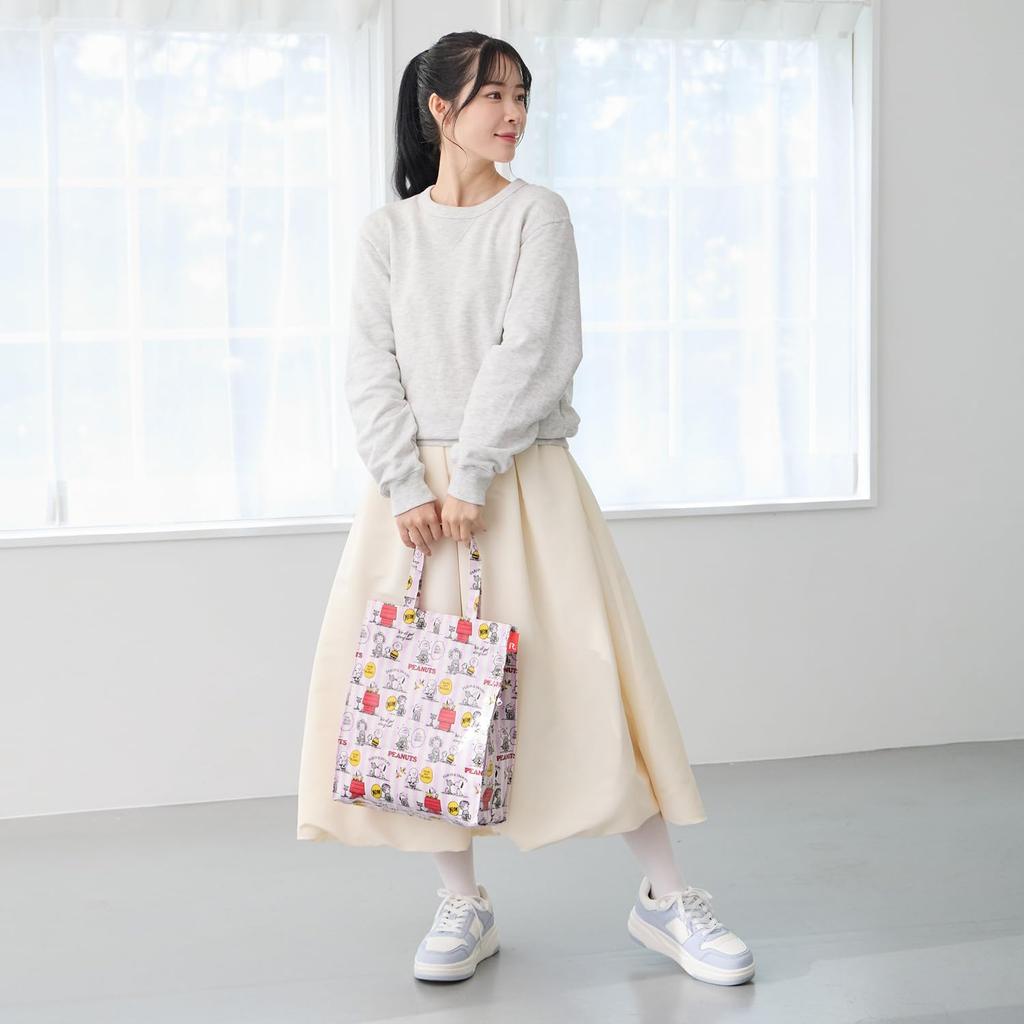 Snoopy Tote A4 Box 8516 Bag, Size, Vertical, Type, Self-Standing, IP.A.Quatre.Lami.Peanuts-1H