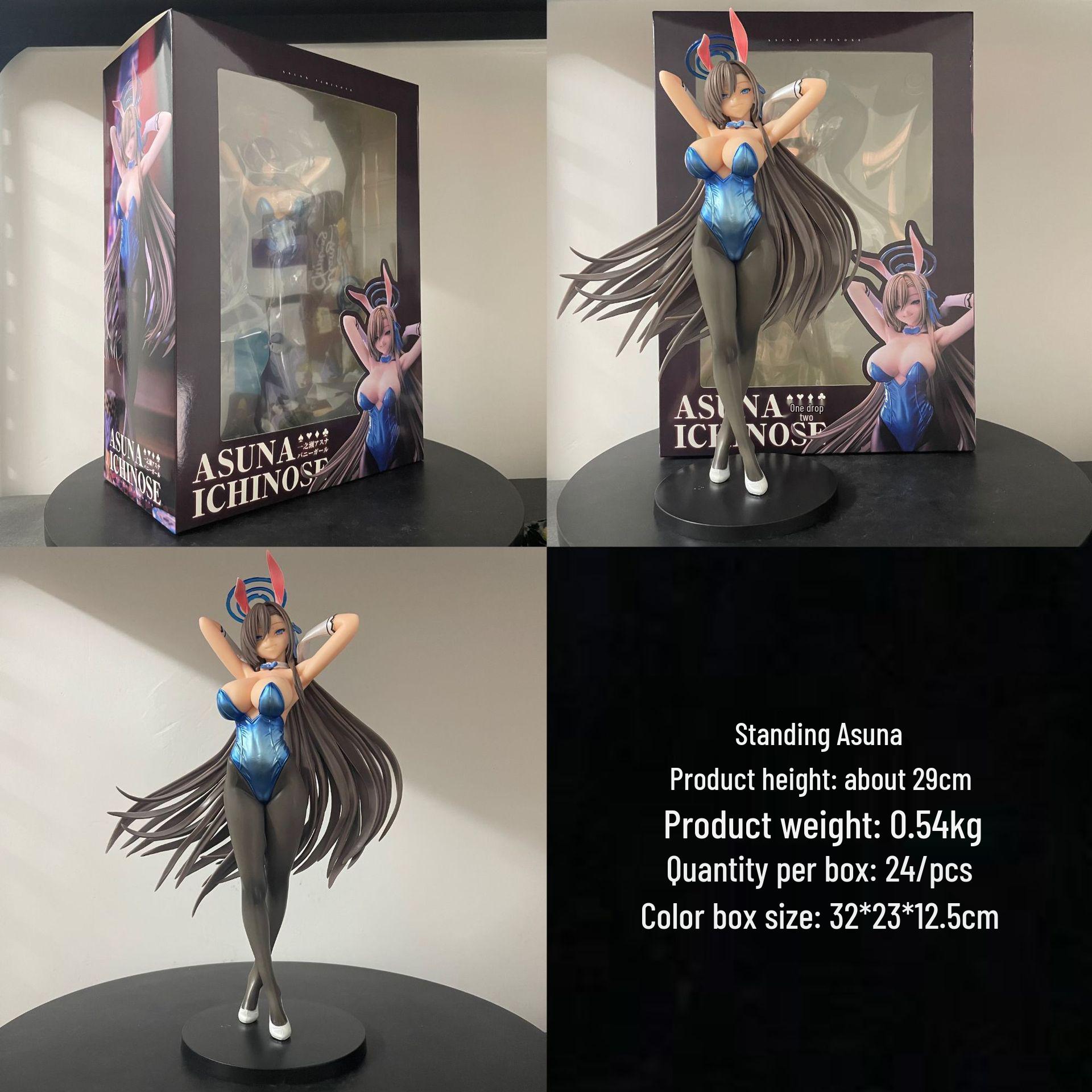 

Asuna Azure Bunny Girl Anime Desk Figurine Model Ornament