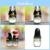 Gold Cute Cartoon No Face Man Glass Model Ornament For Desktop Decor
