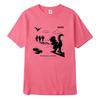 Men's T-shirt 100%cotton Casual Funny Loose O-neck Y2k Loose Fit Summer Fabric Simple Stylish Short Sleeve Male Casual Tops Tee