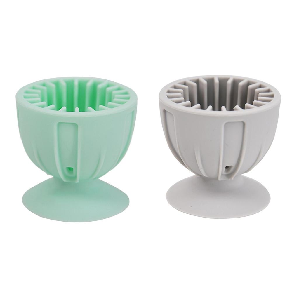 Egg Scrubber for Fresh Eggs Kitchen Utensil Silicone Multipurpose Washer gray