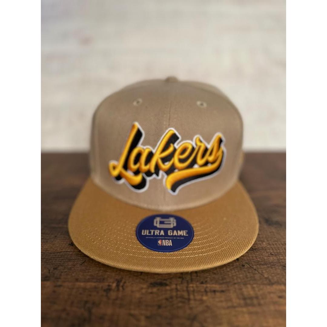 Used Los Angeles Lakers Cap Beige ULTRA GAME