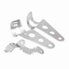 2pcs Motorcycle Headlight Mount Brackets Fork Racer 28mm-34mm Fit for     (Black)