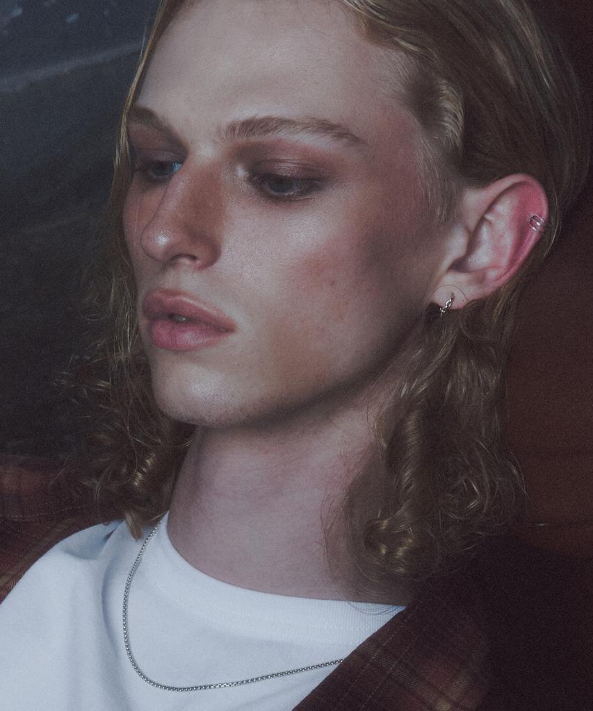 Thestillroom [Silver] #E2540 Line Earcuff