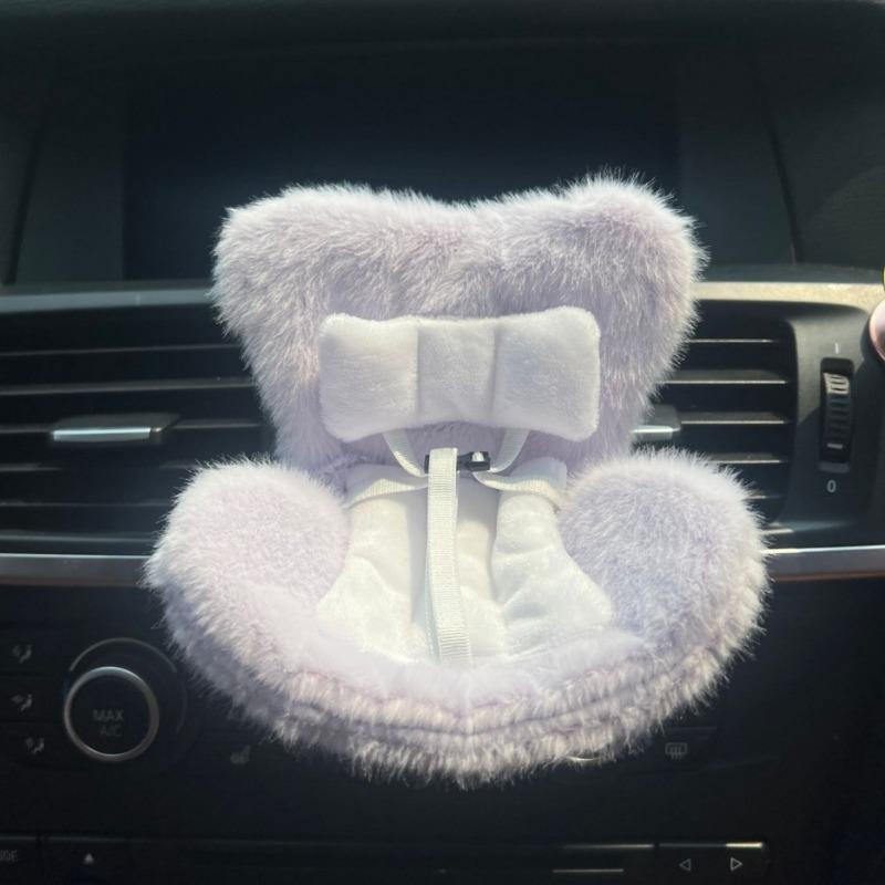 1 Stück Für Auto Puppe Sicherheitsitz für Labubu Cartoon Stuhl Modell für Autositz Auslass Deko für Labubu Puppe Auto Innenraum Styling