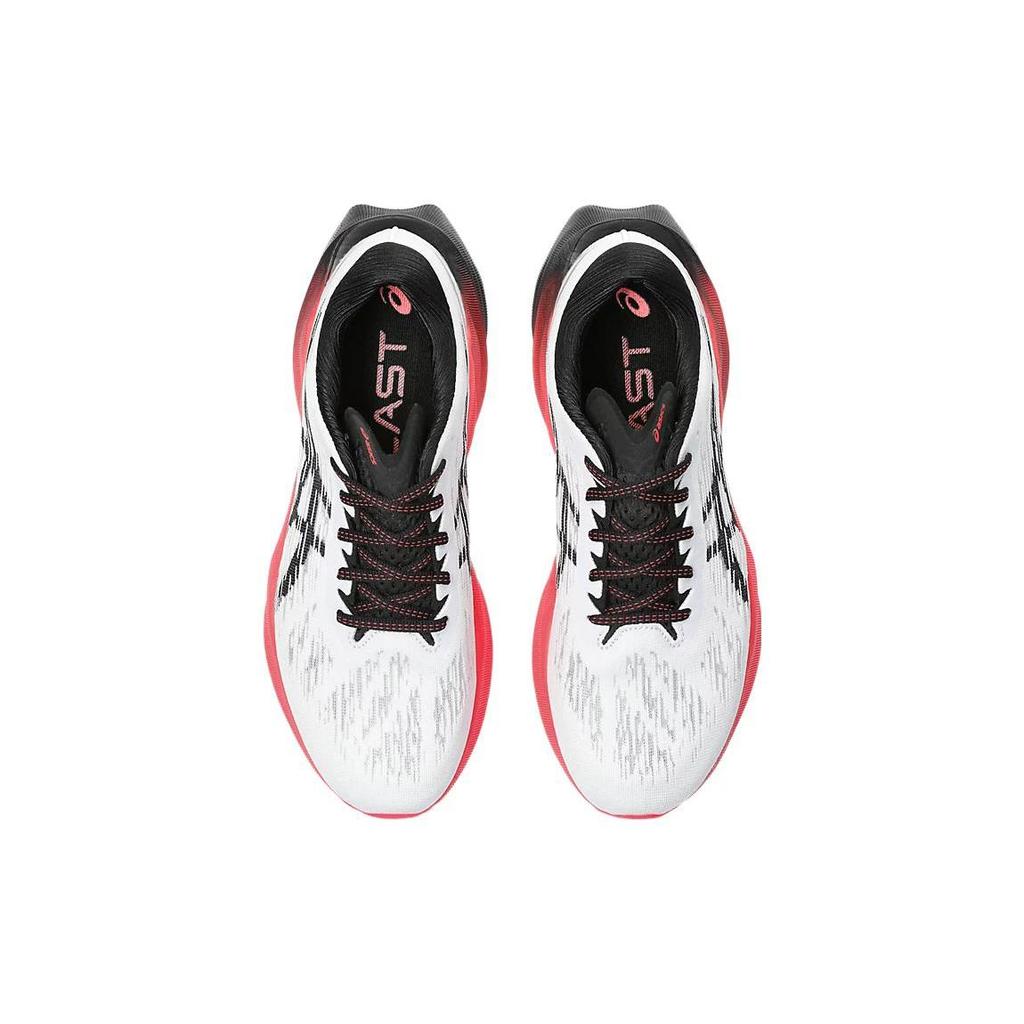 Asics Novablast 3 White Black Electric Red 1011B458-104