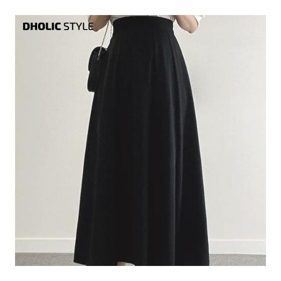 Ladies Korean fashion dholic summer summer ss elastic back flare skirt/p568259 Skirt Flare skirt 98% polyester 2% urethane (lining: 100% polyester)
