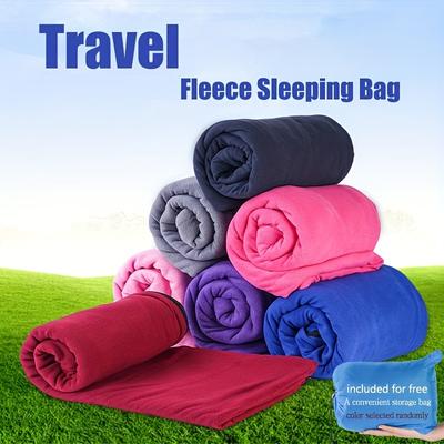 Adult Double-sided Wool Sleeping Bag - Essential for Camping and Traveling In Winter, Comfortable Sleeping Bag, Dustproof Design, Camping Sleeping Bag