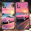 Phone Case For Oneplus 13R 12R 13 12 10T 10R Nord N100 N200 N10 10 9 9R 9RT CE 2 Z Pro Soft TPU Cover Fashion Pink Car Pattern