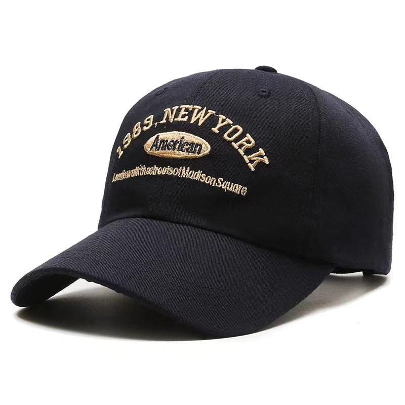 Baseball Cap Women's Spring- Versatile Couple Hat New Men's Deep-top Soft-top Summer Sun Visor Hat.