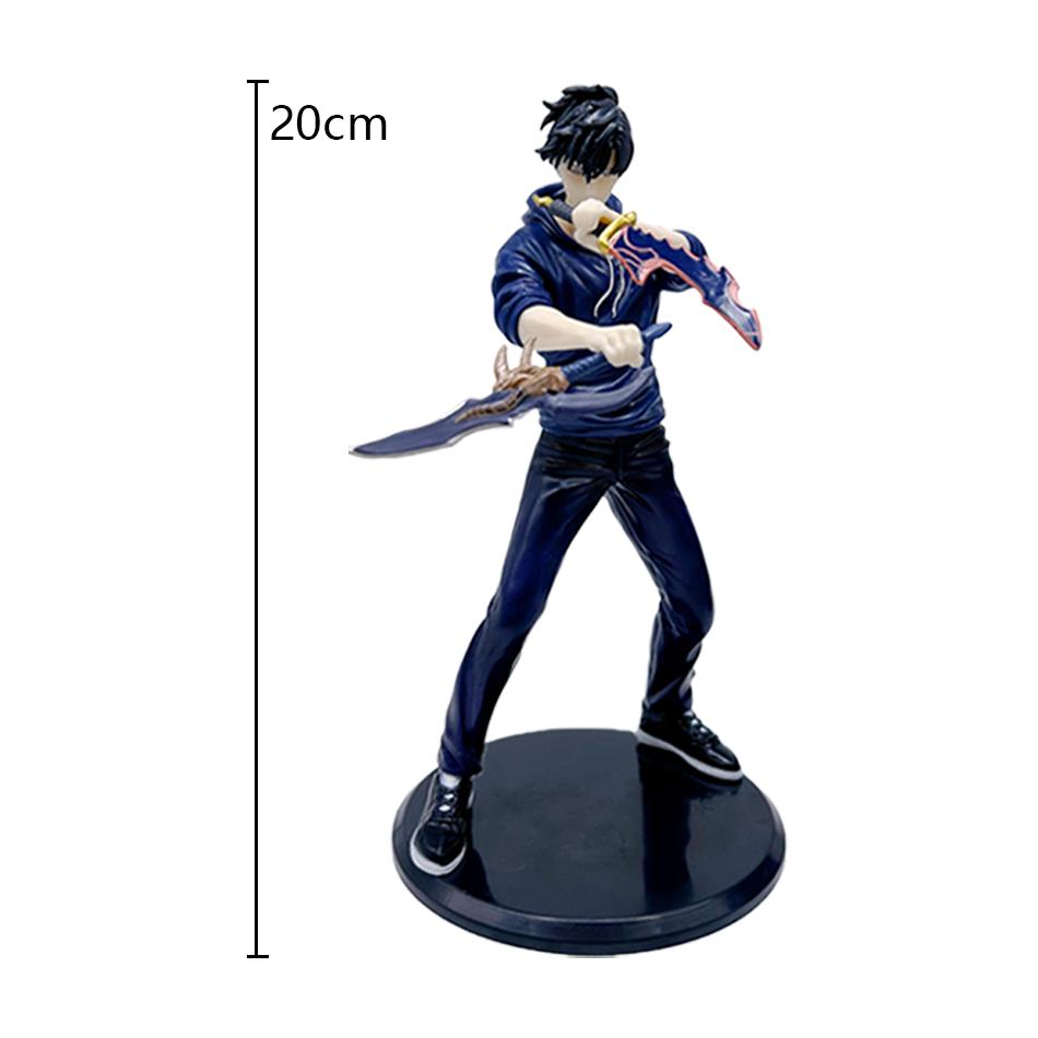 Nowa Figurka SoloLeveling Król Cieni Sung Jinwoo Cheng Xiaoyu Ręczny Model Ozdoba Biurkowa Figurka Akcji Kolekcja Anime Prezent