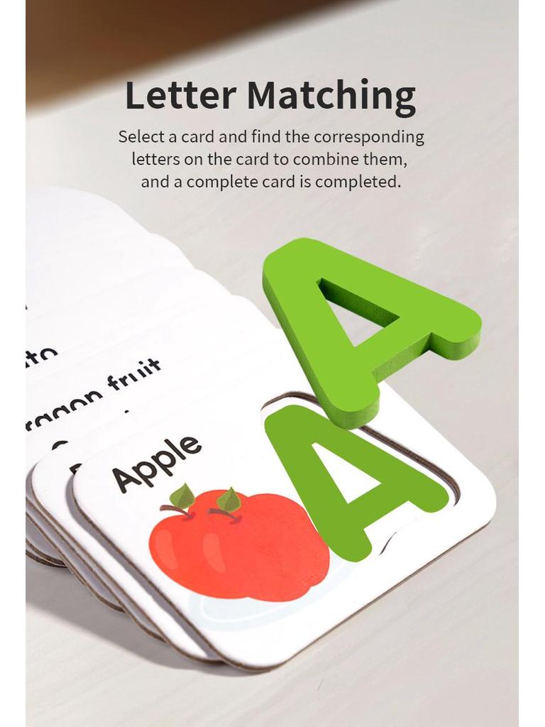 Alphabet Spelling Game: English Flashcards for Kindergarten Puzzle and Early Learning