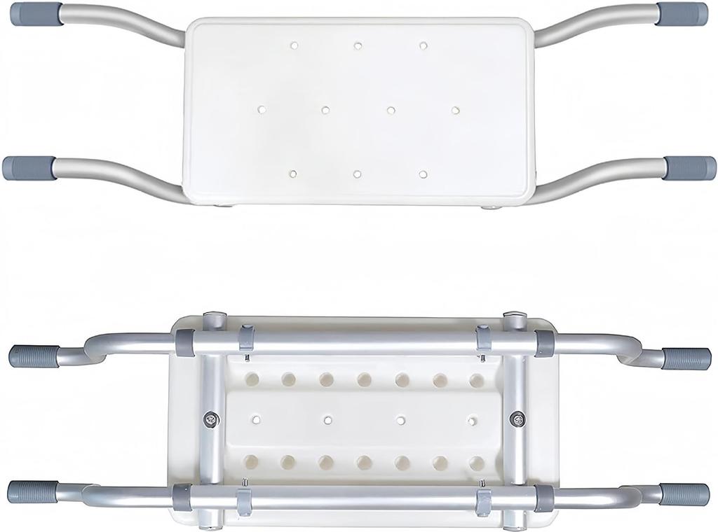 Adjustable Non-Slip Aluminum Bathtub Seat for Elderly and Pregnant Women