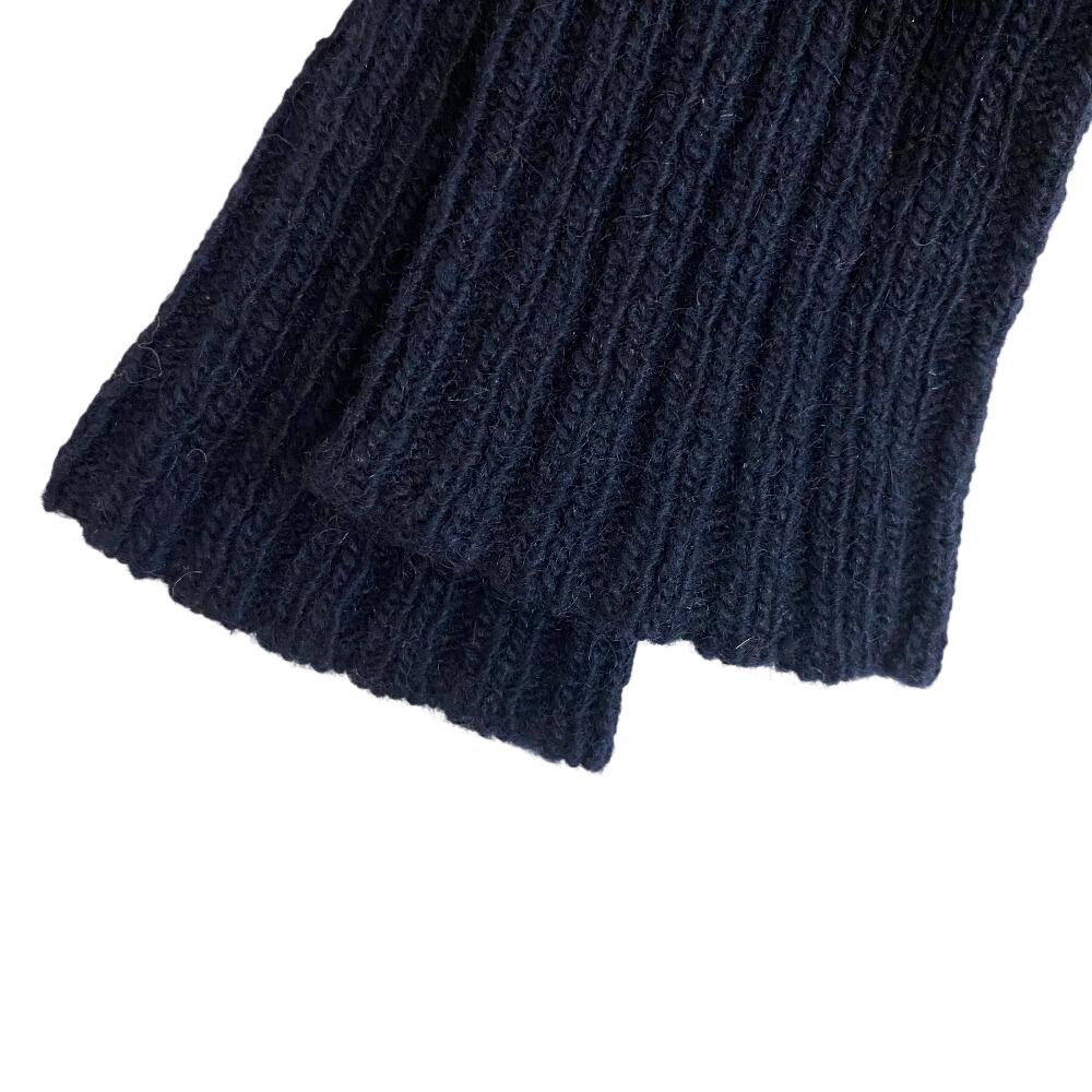 THOM BROWNE Knit Wool Sweater Navy Wool Women Used