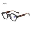Anti-Blue Light Spring Hinge TR90 Retro Rivets Round Glasses Frames Fashion Computer Optical Eyeglasses Gafas Hombre