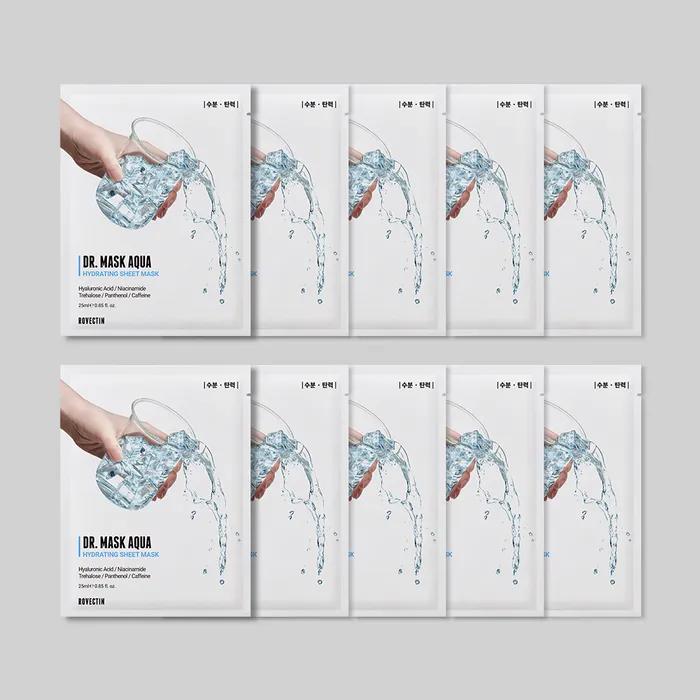 Rovectin Doctor Mask Aqua 10-pack (2 boxes of 5 packs)