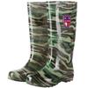 Genuine Men's Rain Shoes Camouflage High Tube Medium Tube Men's Waterproof Shoes Non-slip Crystal Sole Rubber Shoes Men's Labor Insurance Water Shoes