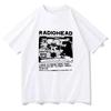 Radiohead T-Shirts Indie Rock Band Anime T-Shirt Letnia Women's Clothing