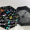 1PC music notes Umbrella-8-Rib Reinforced, Automatic Open, Lightweight & Durable, Cute Fashion Accessory for Outdoor, Beach or Casual Use, Beach Umbre