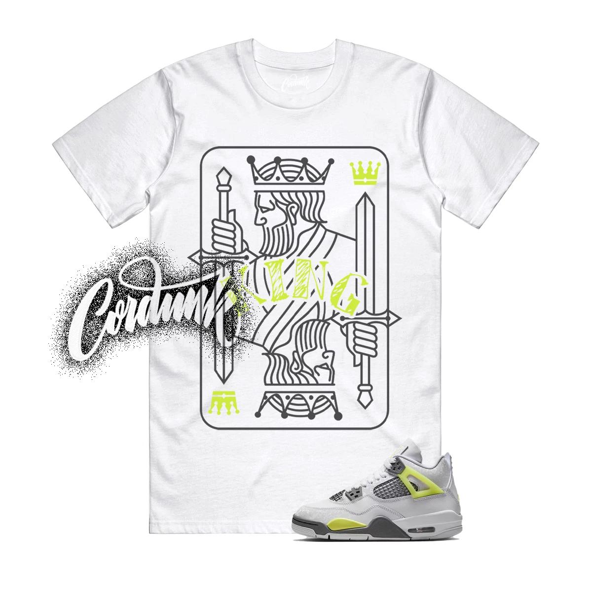 

4 Light Lemon Twist White Graphite Grey T Shirt Match KING 2XL