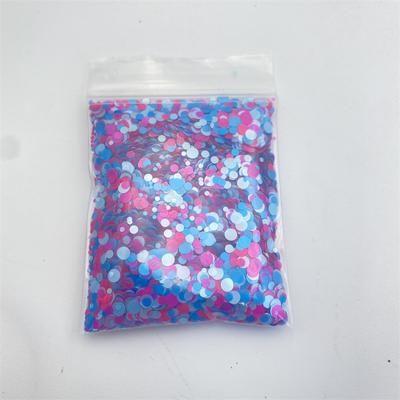 Glitzer-Pailletten, 1 Stück, 10 g Beutel, verpackt, grober Glitzer, gemischte grobe Perlen, fluoreszierend, 1 mm, 2 mm, 3 mm, Mix Dot, Glitzer, Neonfarbe, Glitzerpunkt