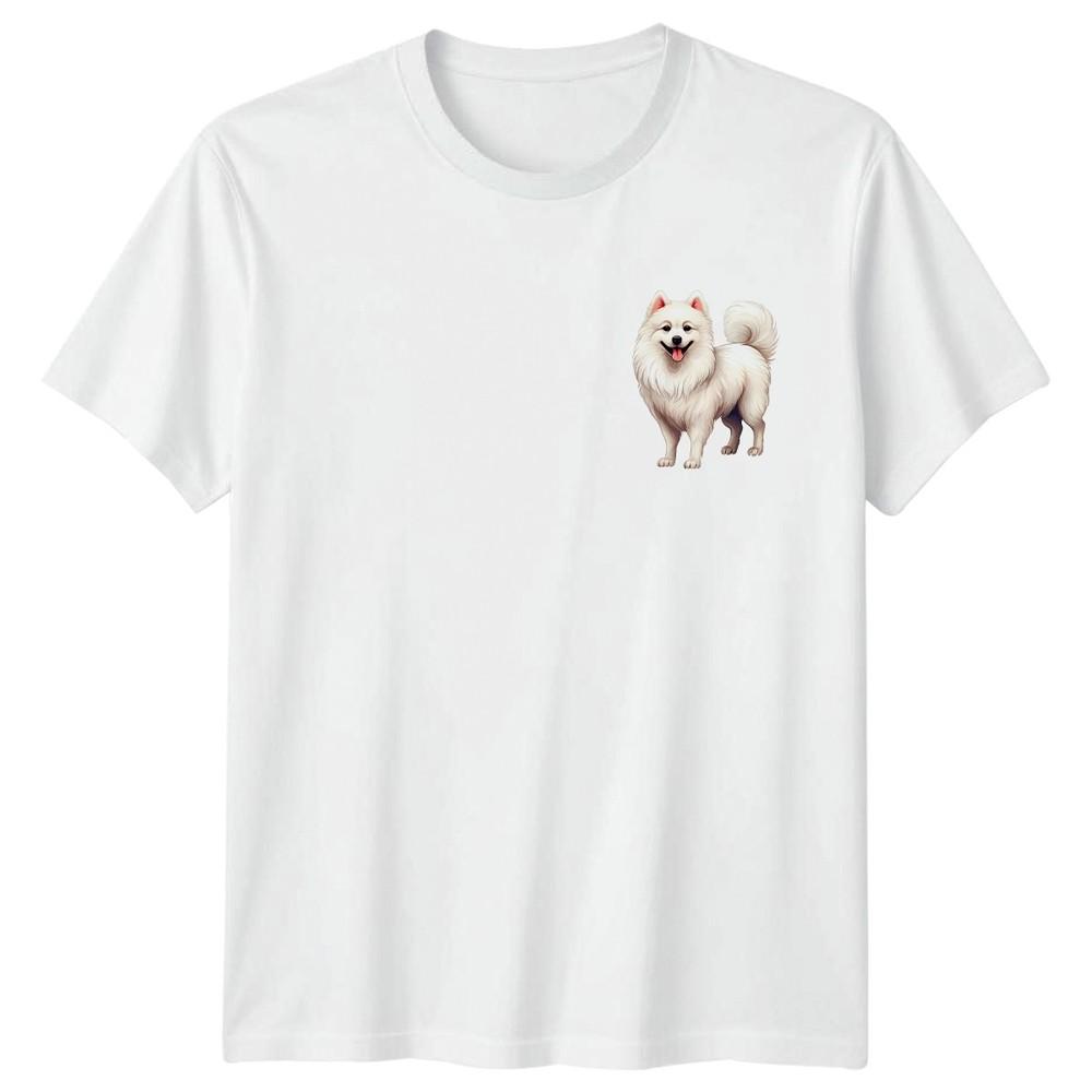 Samoyed Dog Animals Unisexs T Shirt Unisexs Tee Graphic Unisex Top S