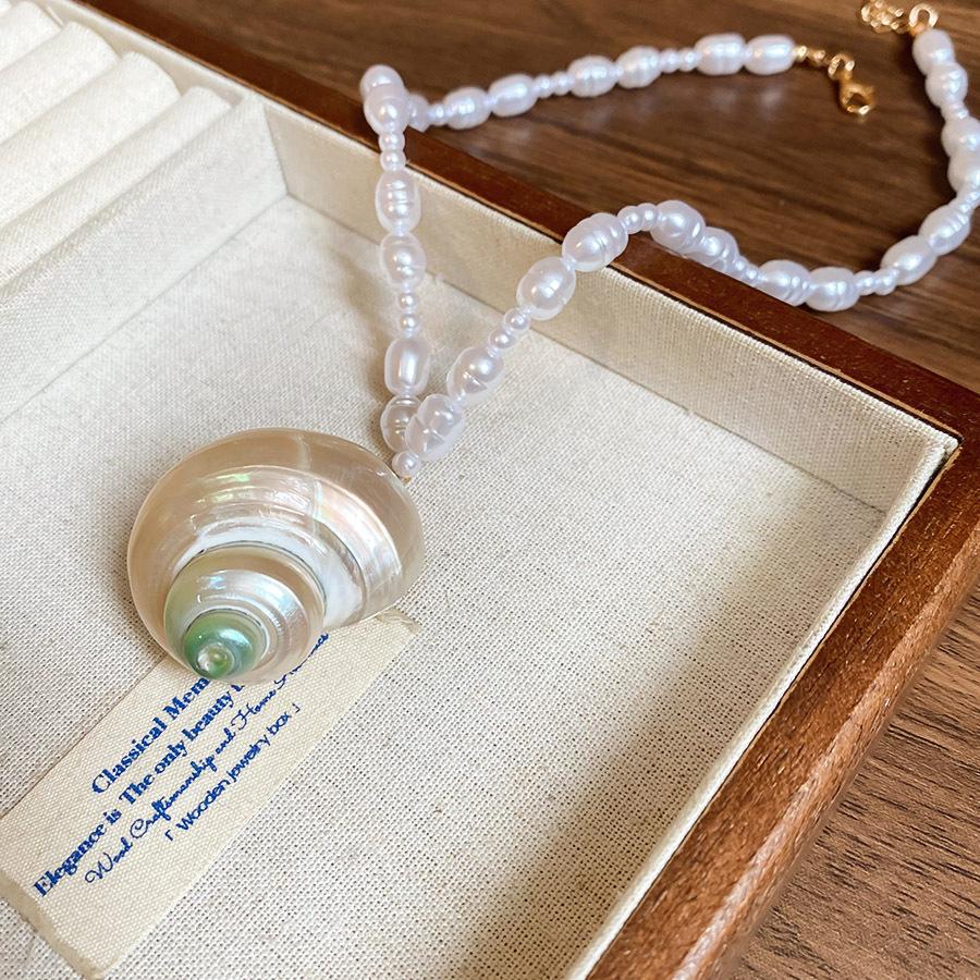 High-End Bohemian Seashell Beaded Clavicle Necklace